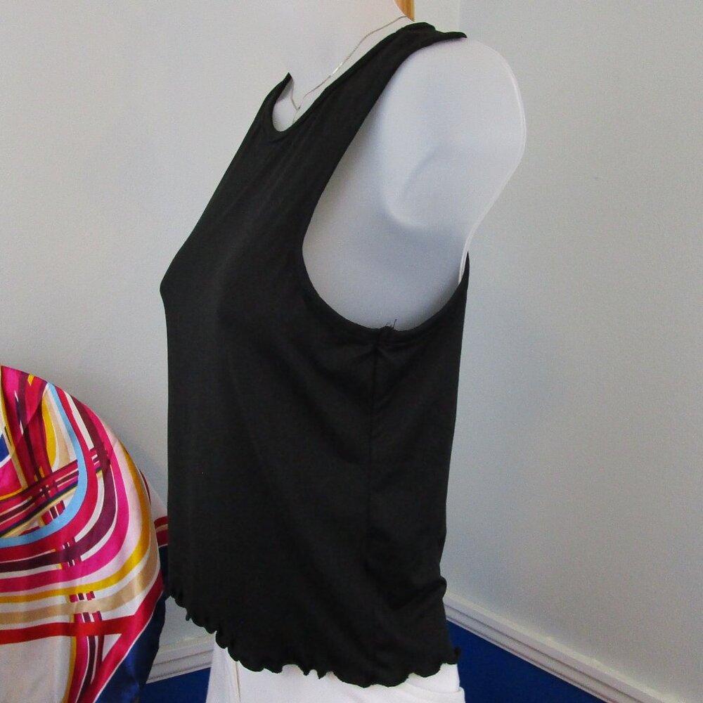 Olivia Rae Ruffle Hem Cropped Tank Top - Picture 3 of 8
